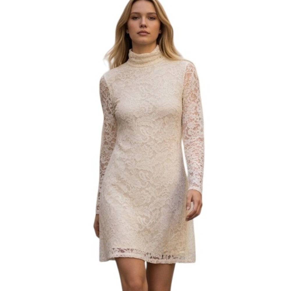 Joyfolie Whimsical Ethereal Fairy Lace Womens‎ size Small Coverup Romantic Dress